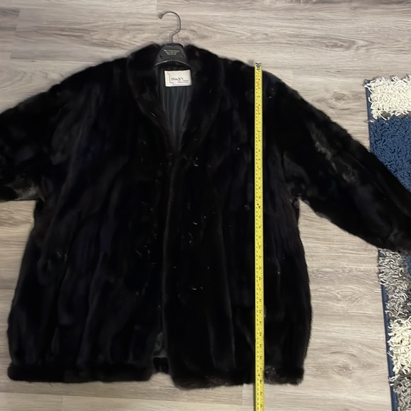 Vintage Genuine Mink Coat, Size L/XL - Picture 8 of 16